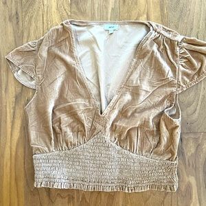 Aerie Velvet Crop Top